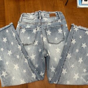 Judy Blue Starry Light Crop Jeans